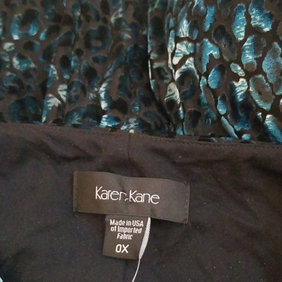 Karen Kane Burnout Sheath Dress NWT sz 0x - Picture 7 of 7